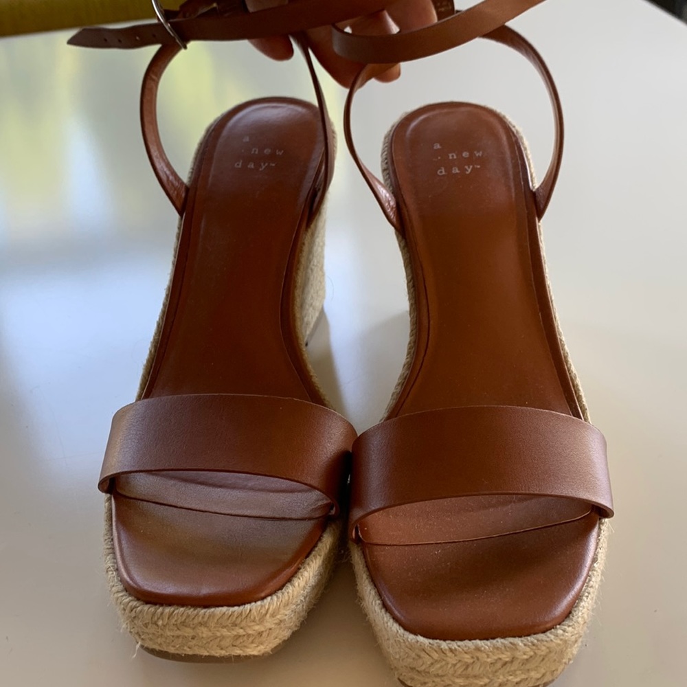 Ankle strap summer wedge sandle